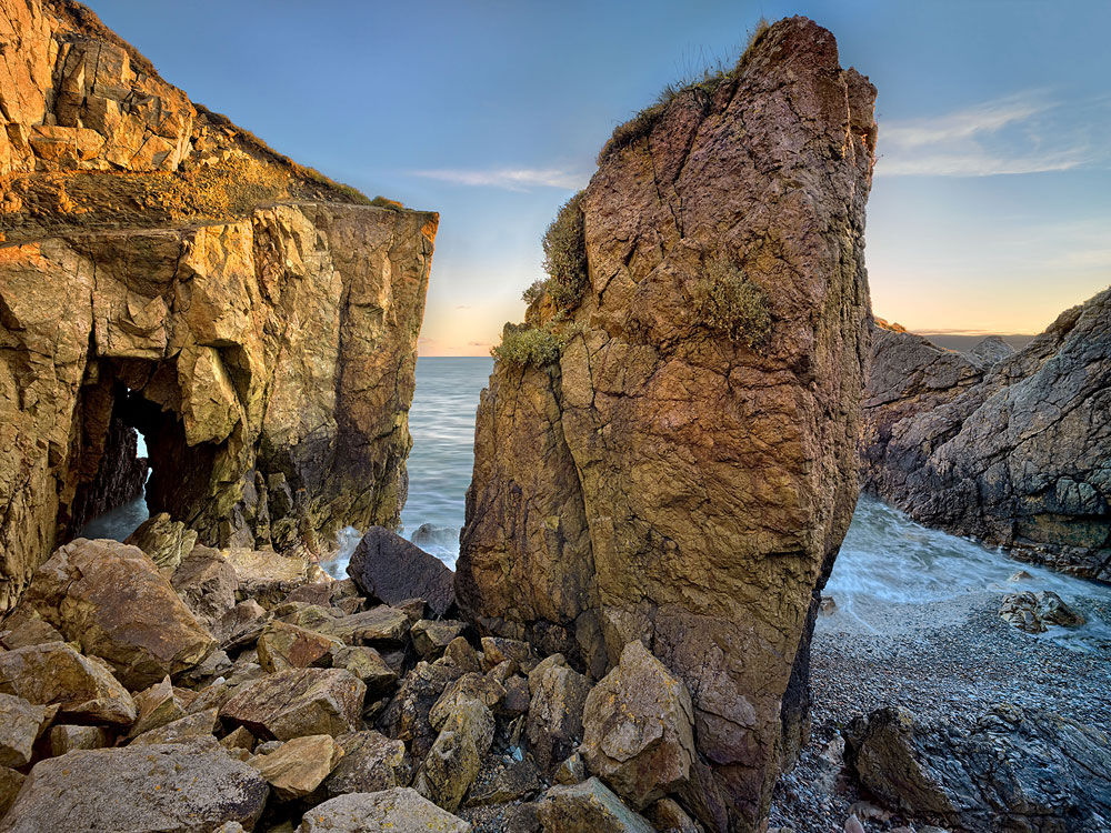 Sunset photo Howth way Red Rock beach