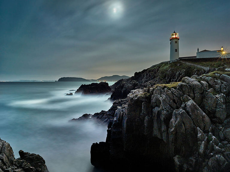 The Valorous Lighthouse: Memorializing A Donegal Seascape Photo.